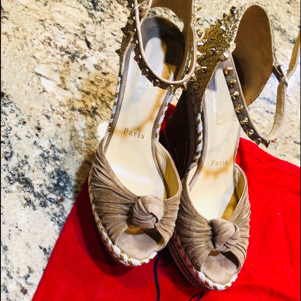 Christian Louboutin Platform Wedge